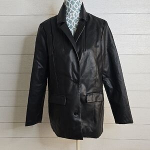 Stylish Black Leather Jacket by THATSSOFETCH
